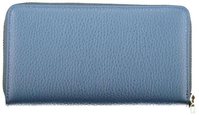 Coccinelle Coccinelle Blu Leather Women Wallet Blauw
