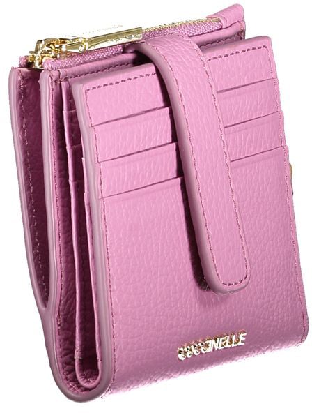 Coccinelle Coccinelle Viola Leather Women Wallet Paars