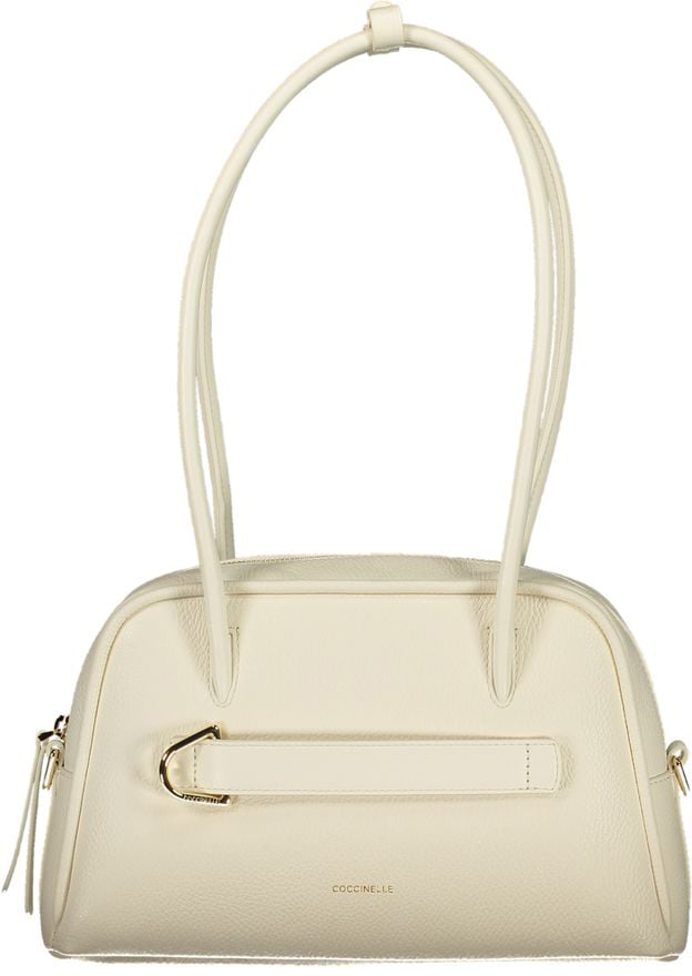 Coccinelle Coccinelle White Leather Handbag Wit