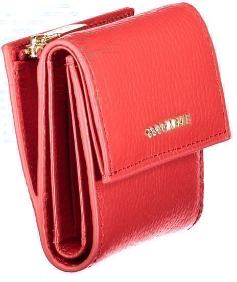 Coccinelle Coccinelle Red Leather Wallet Rood