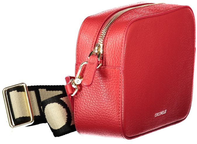Coccinelle Coccinelle Red Leather Handbag Rood