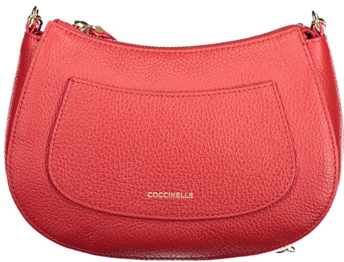 Coccinelle Coccinelle Red Leather Handbag Rood