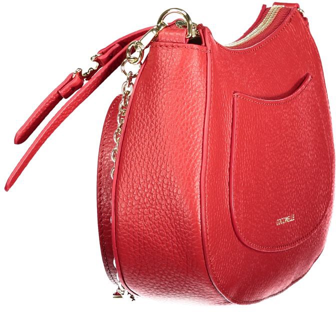 Coccinelle Coccinelle Red Leather Handbag Rood