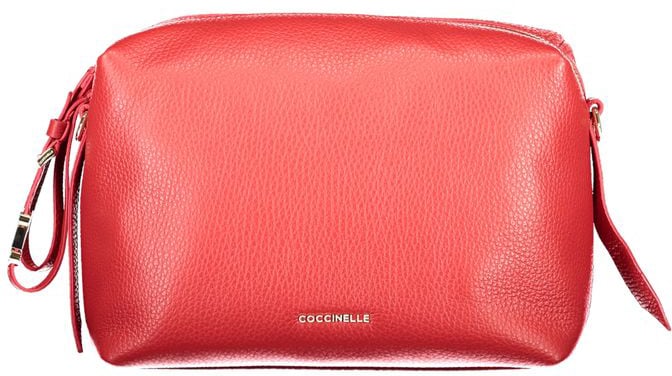 Coccinelle Coccinelle Red Leather Handbag Rood