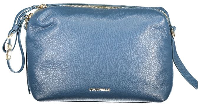 Coccinelle Coccinelle Blue Leather Handbag Blauw