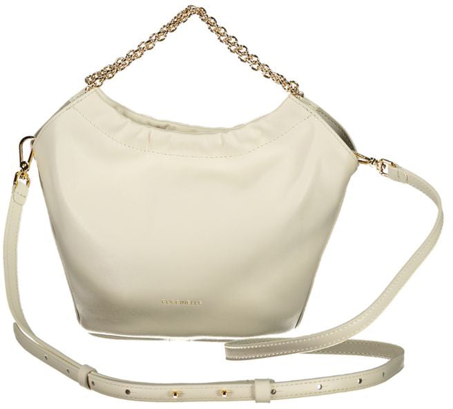 Coccinelle Coccinelle White Leather Handbag Wit