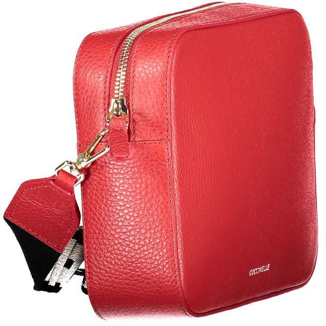 Coccinelle Coccinelle Red Leather Handbag Rood