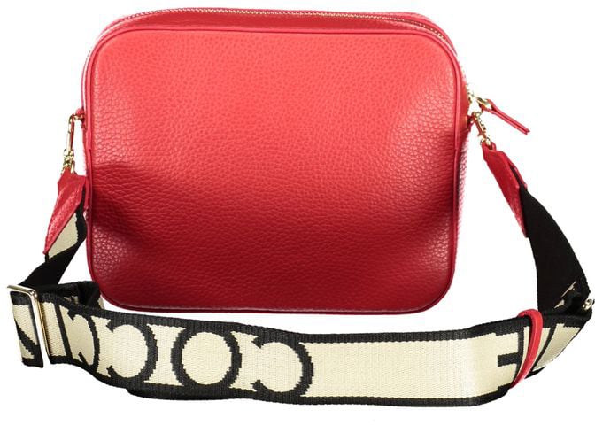 Coccinelle Coccinelle Red Leather Handbag Rood
