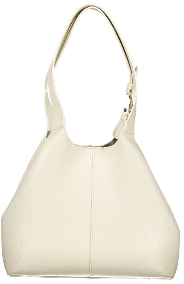 Coccinelle Coccinelle White Leather Handbag Wit