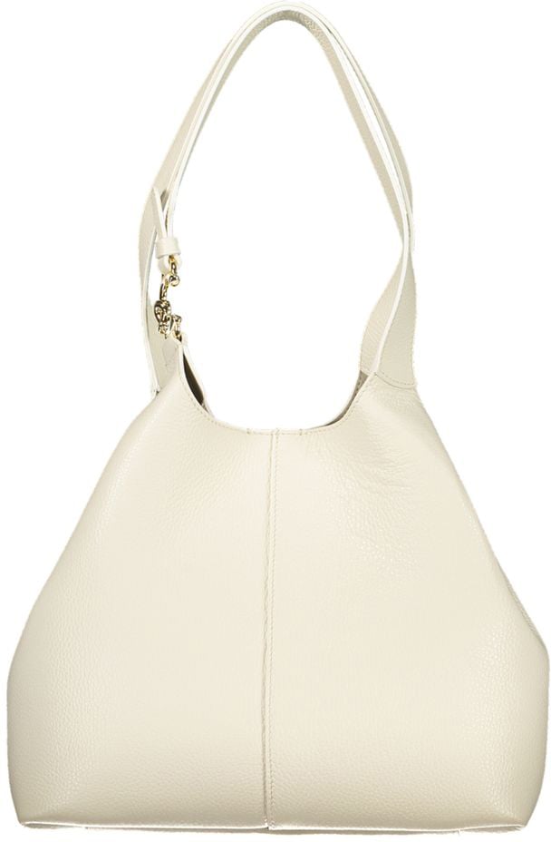 Coccinelle Coccinelle White Leather Handbag Wit