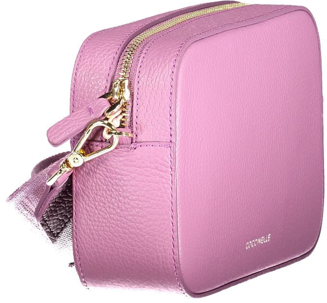 Coccinelle Coccinelle Purple Leather Handbag Paars
