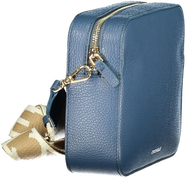 Coccinelle Coccinelle Blue Leather Handbag Blauw