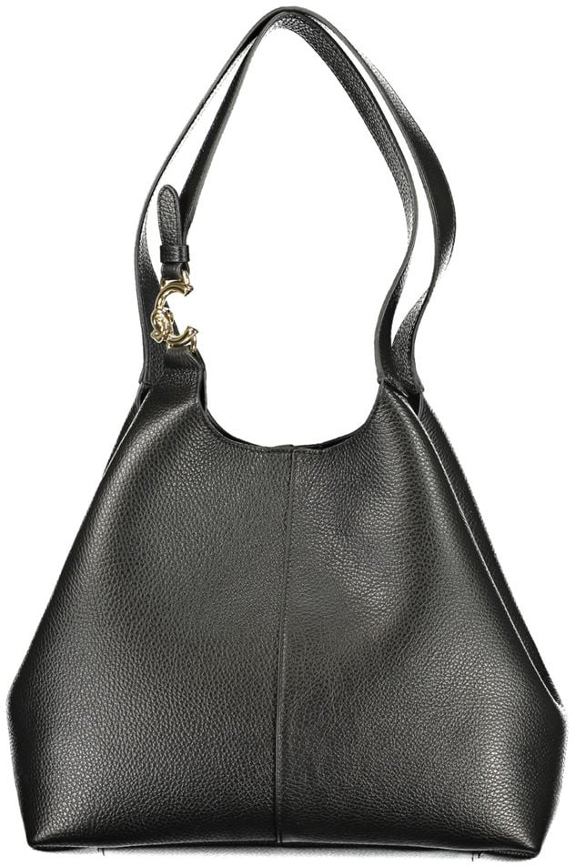 Coccinelle Coccinelle Nero Leather Women Handbag Zwart
