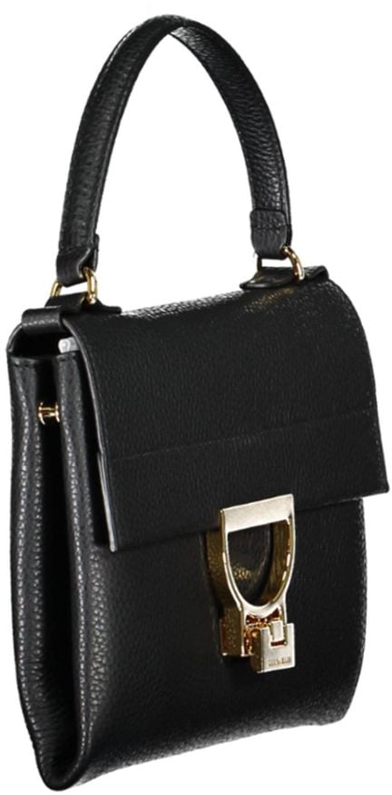 Coccinelle Coccinelle Black Leather Women Handbag Zwart