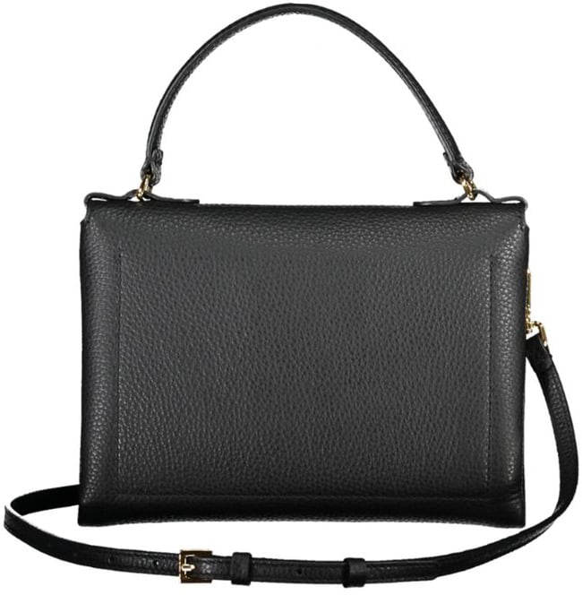 Coccinelle Coccinelle Black Leather Women Handbag Zwart