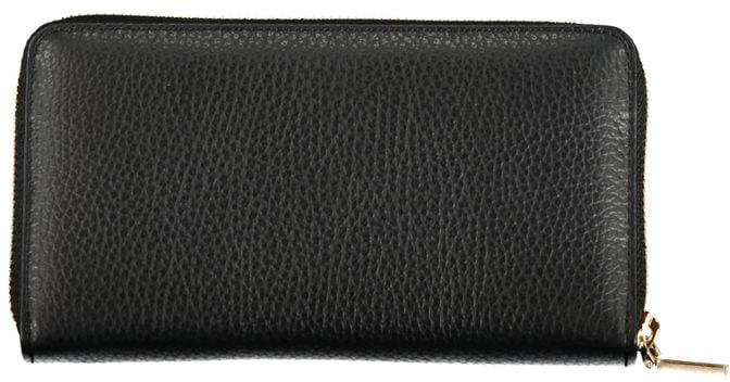 Coccinelle Coccinelle Elegant Leather Wallet with Multiple Compartments Zwart