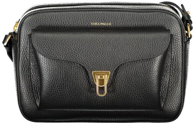 Coccinelle Coccinelle Black Leather Women Bag Zwart