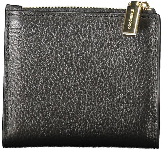 Coccinelle Coccinelle Nero Leather Women Wallet Zwart