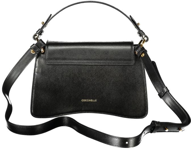 Coccinelle Coccinelle Black Leather Women Handbag Zwart