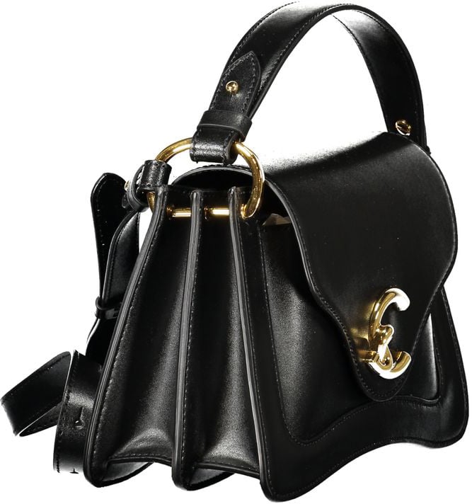 Coccinelle Coccinelle Black Leather Women Handbag Zwart
