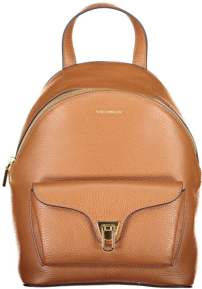 Coccinelle Coccinelle Marrone Leather Women Backpack Bruin