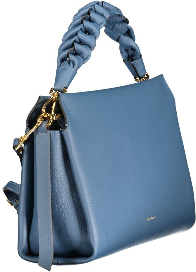 Coccinelle Coccinelle Blue Leather Women Handbag Blauw