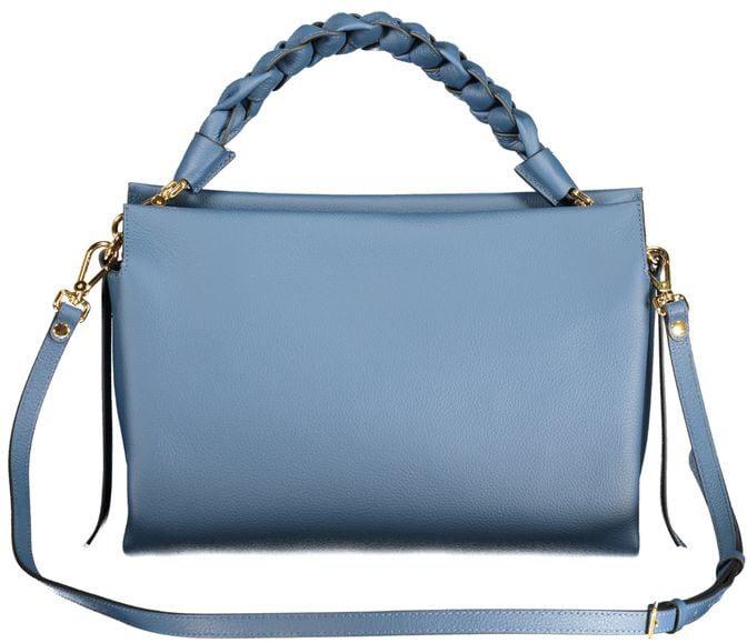 Coccinelle Coccinelle Blue Leather Women Handbag Blauw