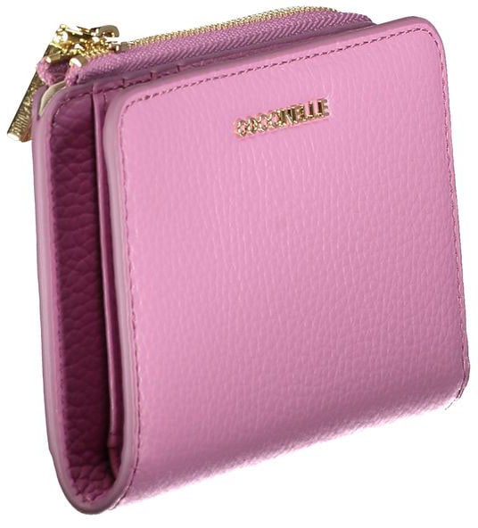 Coccinelle Viola Leather Women Wallet Paars