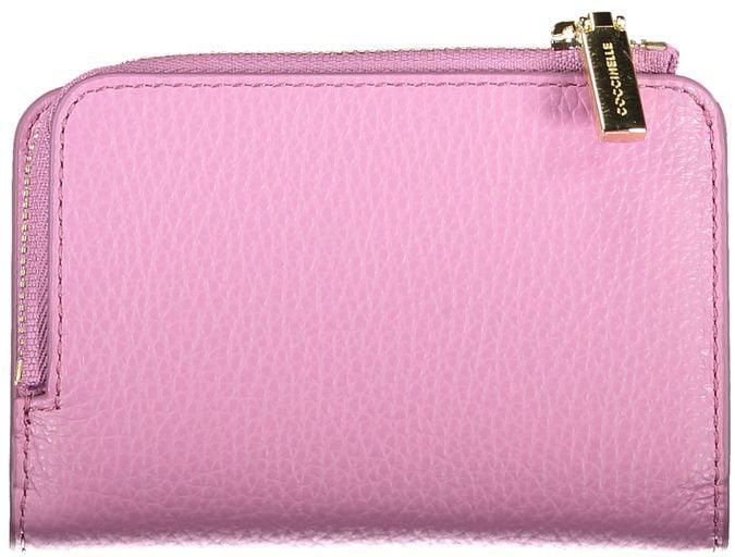 Coccinelle Viola Leather Women Wallet Paars