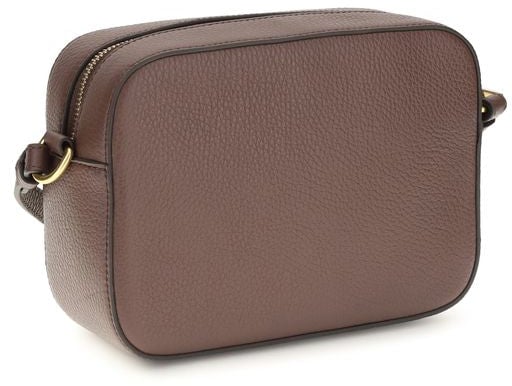 Coccinelle Brown Calf Leather Bos Taurus Shoulder Bag Bruin