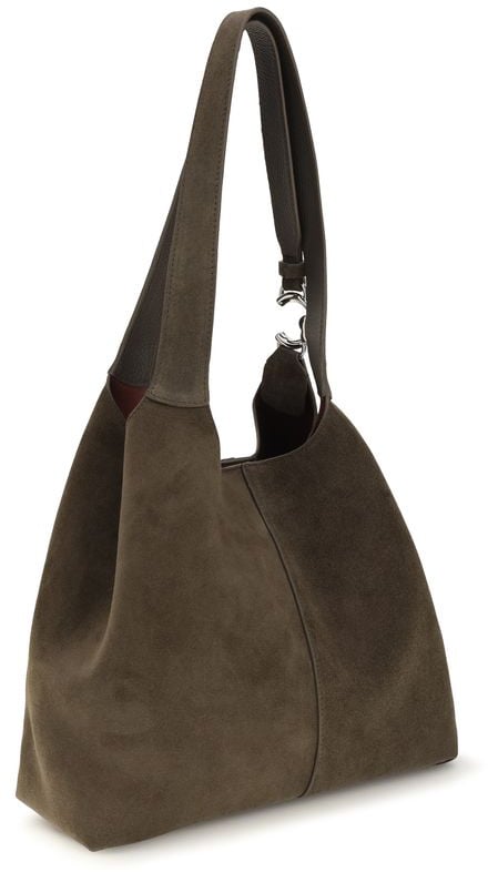 Coccinelle Brown Calf Leather Bos Taurus Shoulder Bag Bruin