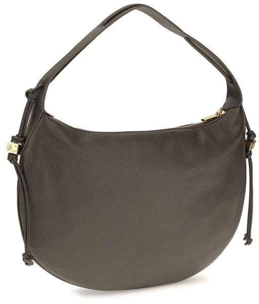 Coccinelle Brown Calf Leather Bos Taurus Shoulder Bag Bruin