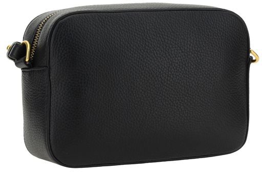 Coccinelle Coccinelle Black Calf Leather Bos Taurus Shoulder Bag Zwart