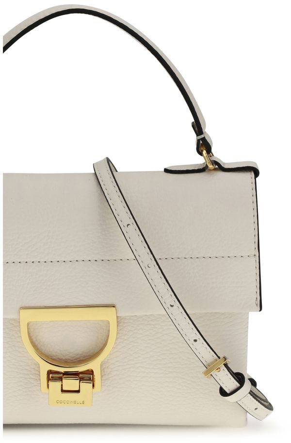 Coccinelle Coccinelle Beige Calf Leather Bos Taurus Handbag Beige