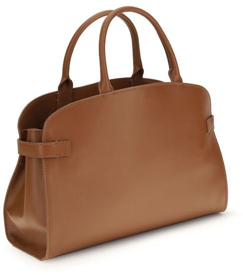 Coccinelle Coccinelle Brown Calf Leather Bos Taurus Handbag Bruin