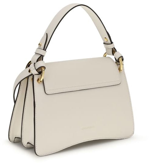 Coccinelle Coccinelle Beige Calf Leather Bos Taurus Shoulder Bag Beige