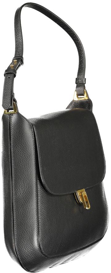 Coccinelle Coccinelle Black Leather Women Handbag Zwart