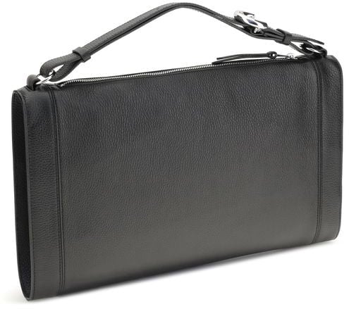 Coccinelle Coccinelle Black Calf Leather Bos Taurus Handbag Zwart