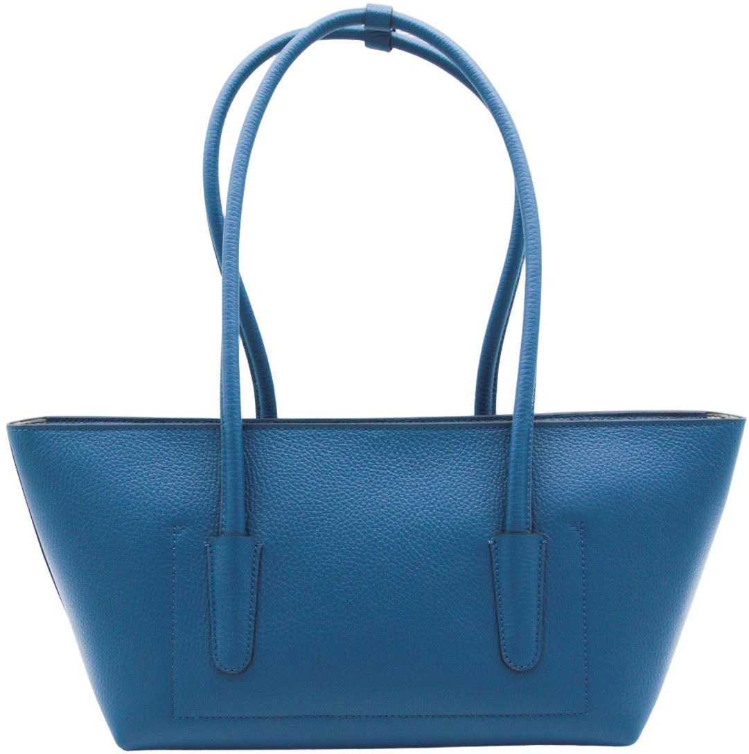 Coccinelle Structured Deep Blue Tote Bag Blauw