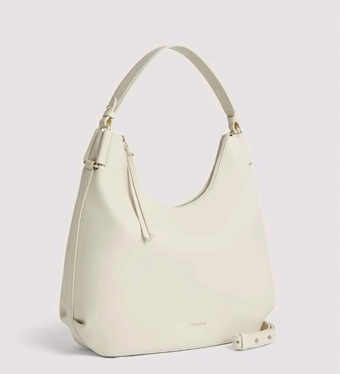 Coccinelle Leather Adjustable Strap Zip Shoulder Bag Wit