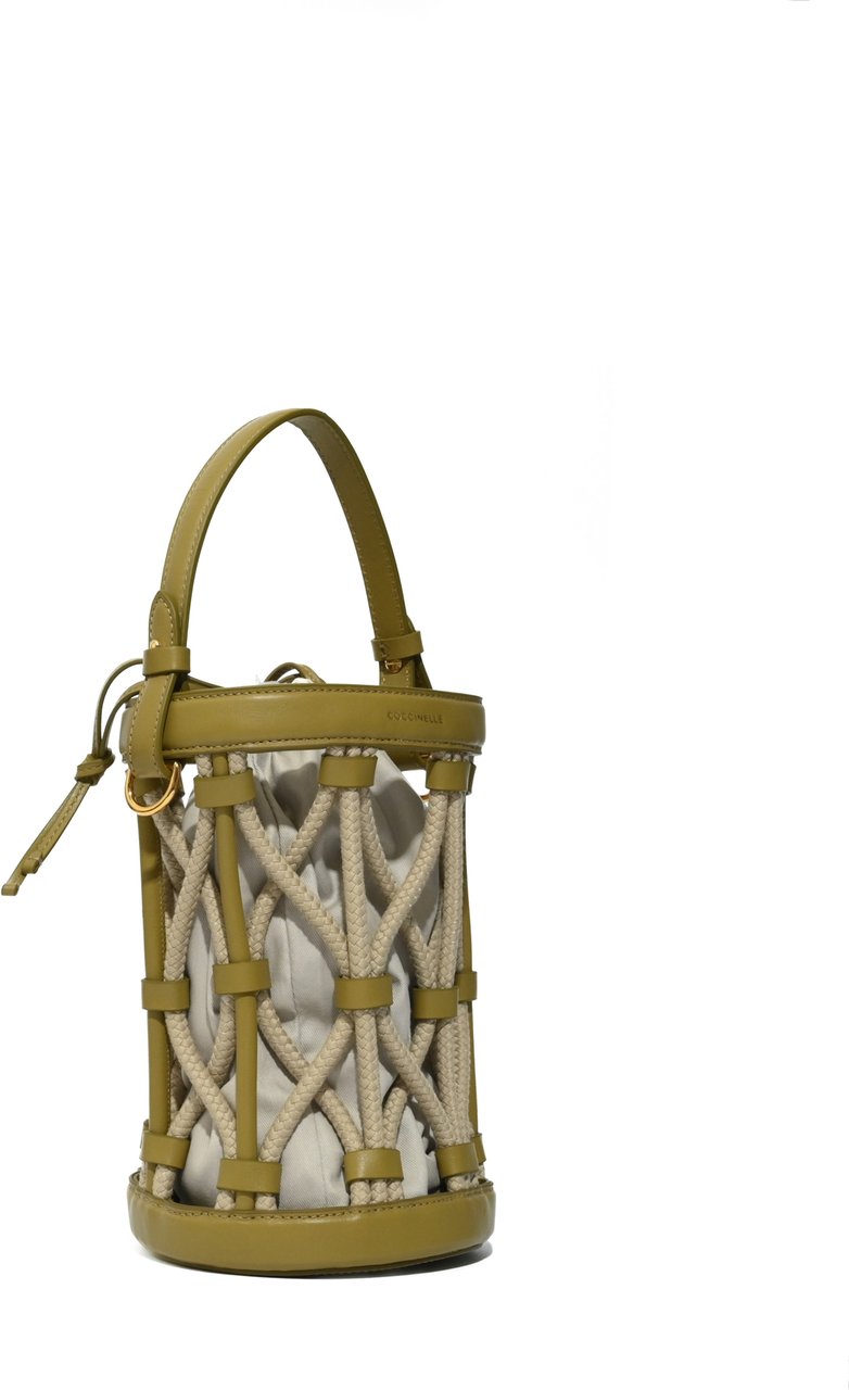 Coccinelle Bags Seagras/Natural Donkergroen