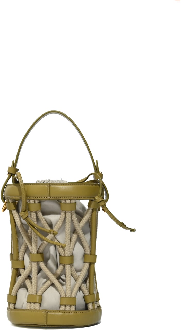 Coccinelle Bags Seagras/Natural Donkergroen