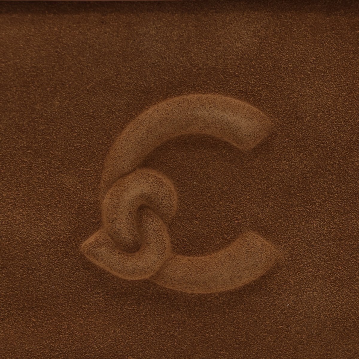 Coccinelle Suede Tote Bag with Embossed Logo Rood