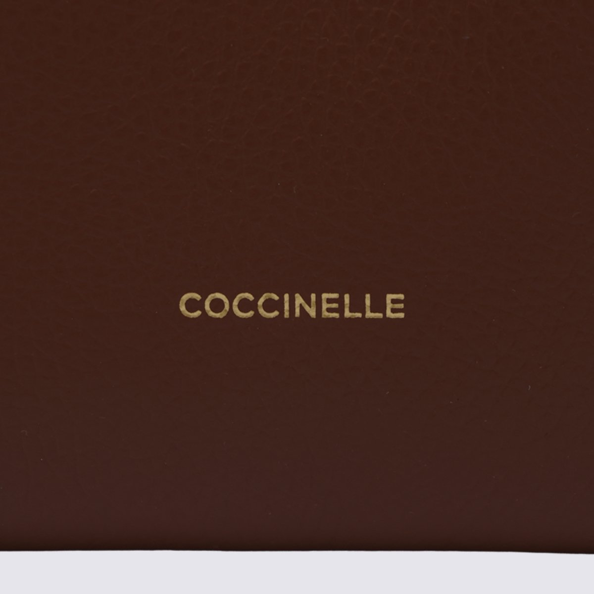 Coccinelle Structured Handbag with Rounded Flap and Braided Handle Zwart