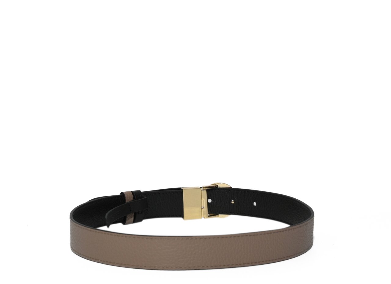 Coccinelle Belts Noir/W.Taupe Divers
