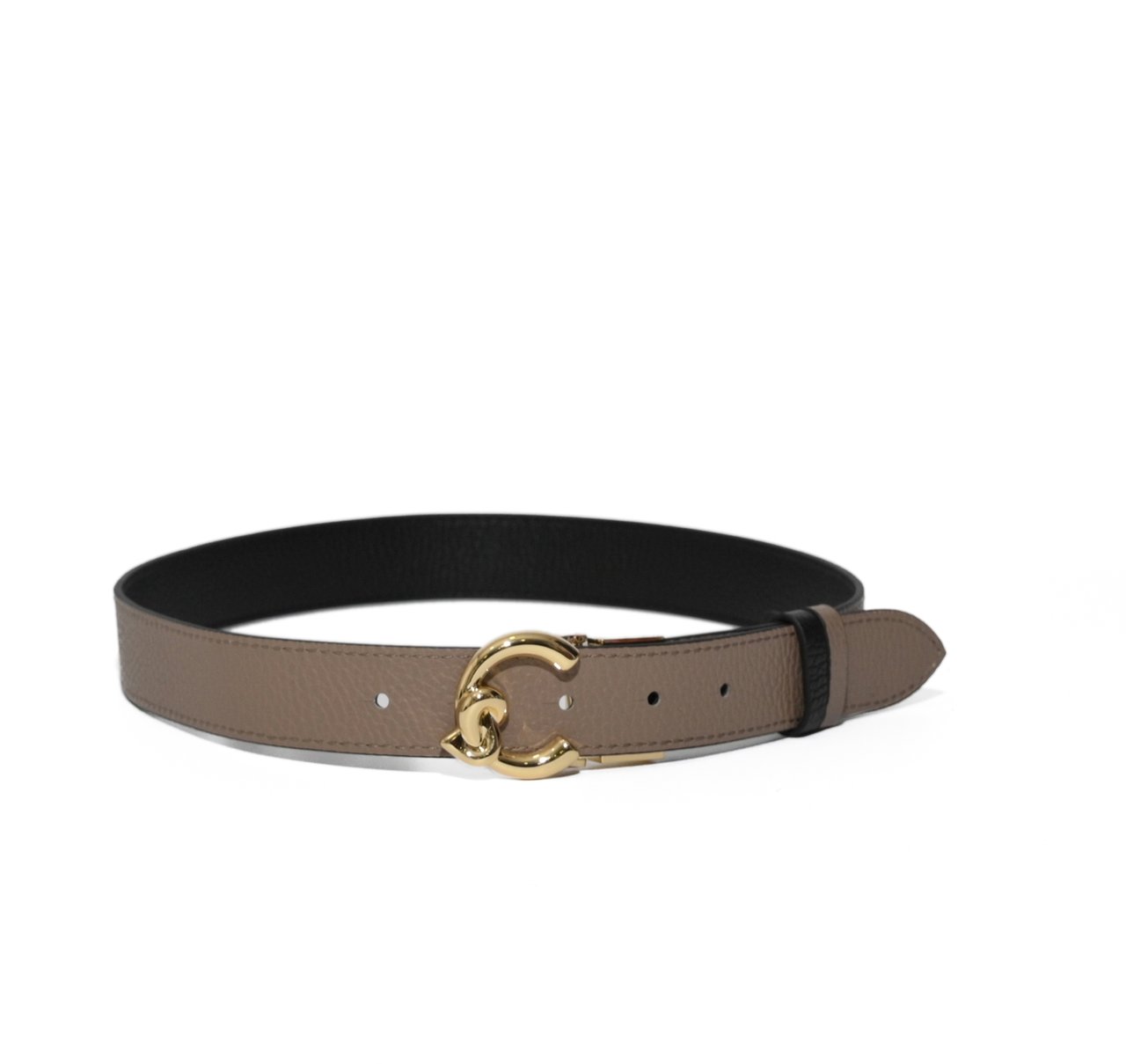 Coccinelle Belts Noir/W.Taupe Divers
