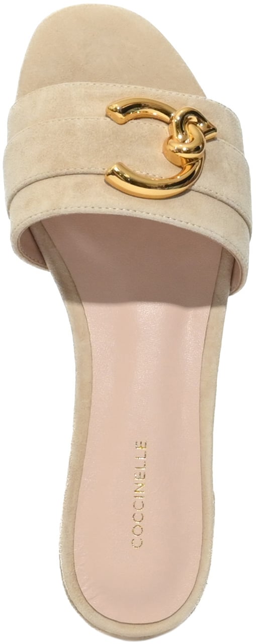 Coccinelle Flat Shoes Sandshell Beige
