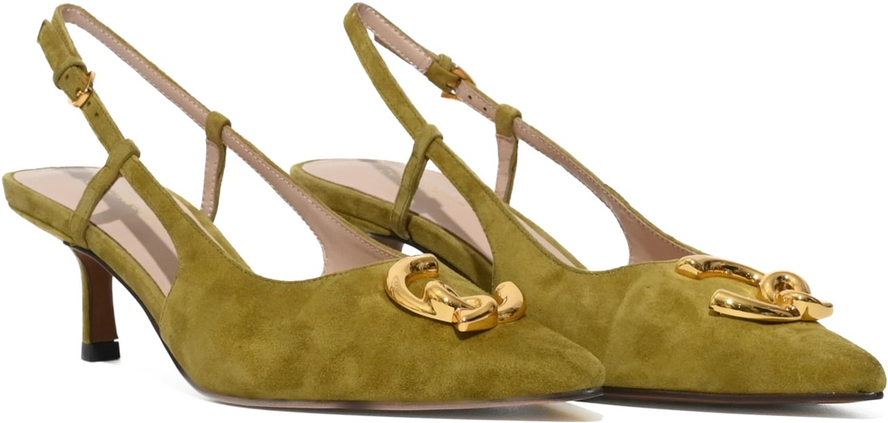 Coccinelle Sandals Seagrass Donkergroen