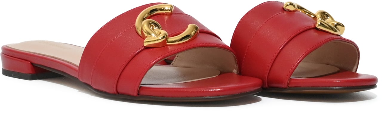 Coccinelle Flat Shoes Scarlet Rood