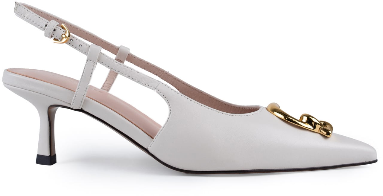 Coccinelle With Heel Blanco Wit